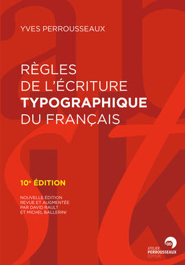eBook : Règles de l'écriture typographique