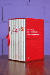 Coffret de la collection Histoire de l'écriture typographique Coffret de la collection Histoire de l'écriture typographique
